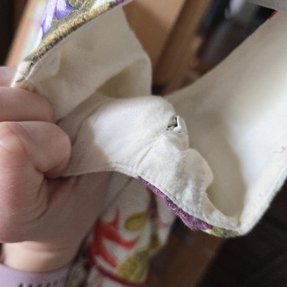 Lands End Cotton Floral Knee-Length Sundress with Pockets - Picture 5 of 12